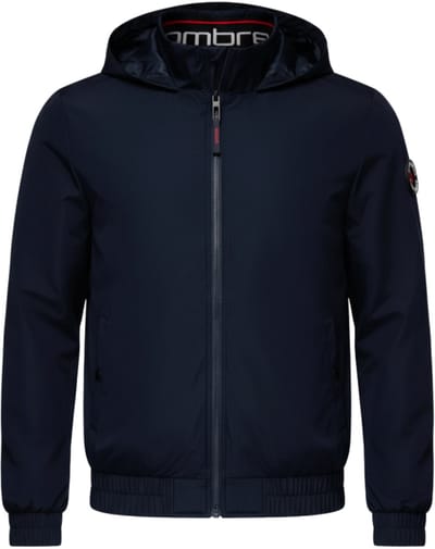 OMBRE Jas - Drukknopen - Effen Marine S