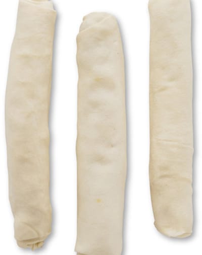 Landman Wit Rol Bot Naturel (3st) - 20cm - Hondensnacks - Hondensnoepjes - Kauwbotten Hond - Kauwstaaf