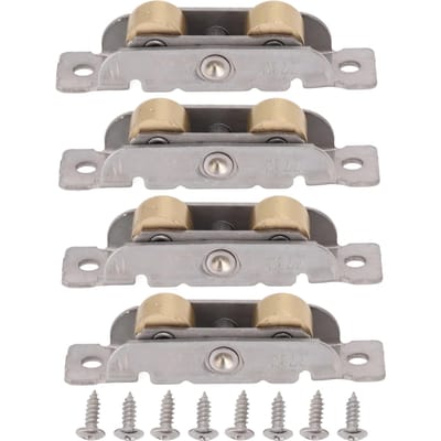 4 STUKS Schuifpui Roller Assemblage RVS Koperen Kogellager Wiel Roller Assemblage