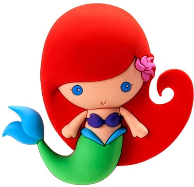 Monogram Int. Disney 3D Magnet The Little Mermaid Ariel Magnets