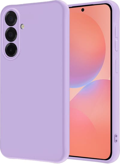 Hoesje - Geschikt voor Samsung Galaxy A36 - Sterk & Shockproof - Hoes Cover - Siliconen Case - Lila