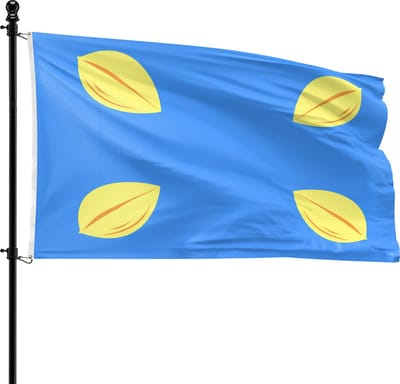 VlagDirect - Hilversum vlag - Gemeente Hilversum vlag - 90 x 150 cm.