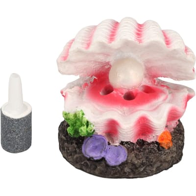 Aquarium Schelp Luchtbel Decoratie Simulatie Kunsthars Aquarium Schelp Ornament met Lucht