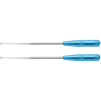 2 stuks Vishaakverwijderaar Roestvrij Staal 17,5cm Snelle Extractor Visgereedschap Accessoires met blue