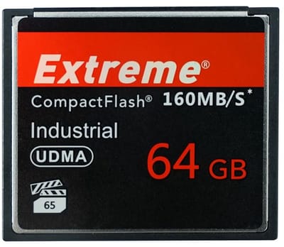 Dailygoods- Flashgeheugenkaart 64 GB - Hoge Snelheid - Compact Flash - Overdrachtssnelheid tot 160 MB/s - Opnamesnelheid tot 120 MB/s - Plug and Play - Professioneel gebruik - Compactflash