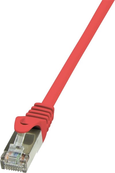 LogiLink 7.5m Cat.5e F/UTP RJ45 netwerkkabel Rood 7,5 m Cat5e F/UTP (FTP)