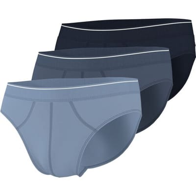 ESMARA MEN Set van 3 heren onderbroeken (Donkerblauw/blauw, S)