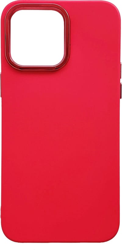 Casemania Hoesje Geschikt voor Apple iPhone 14 Pro - Rood - Shockproof Siliconen Back Cover