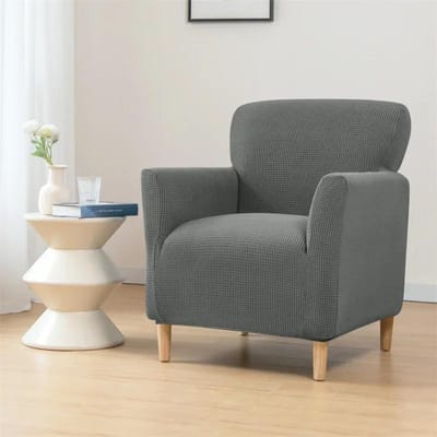 Polarfleece Elastische Club Fauteuilhoezen Spandex Eénzits Fauteuil Bankhoezen voor Woonkamer Bruiloft Bar Hotel Stoelbeschermer