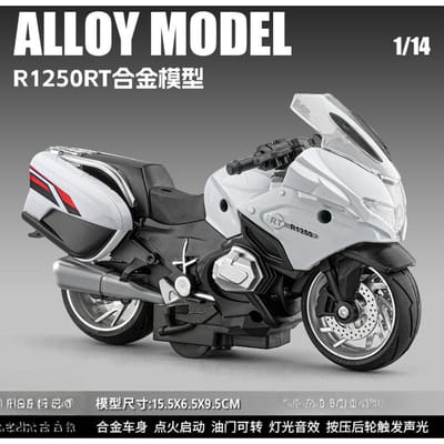 1:14 R1250Rt Motorfiets Model Speelgoed Legering Diecast Schokdemping Miniatuur Racemotor Modellen Voor Kinderen Cadeaus