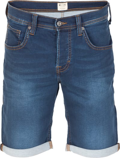 Mustang Heren Short Broeken Chicago Real X regular/straight Fit Blauw W 31 Volwassenen Korte Jeans Broek Bermuda