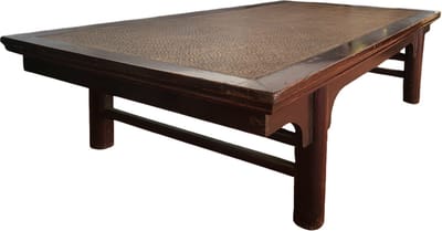 Fine Asianliving Antieke Chinese Tafel met Bamboe B220xD104xH54cm Chinese Meubels Oosterse Kast
