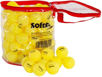 Zak 100 Pp Ballen Ping Pong Softee Amarillo Flúor ÚNICA