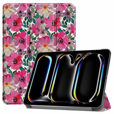 imoshion Tablet Hoes - Geschikt voor Apple iPad Pro 13 (2025) M5 / Pro 13 (2024) M4 - Trifold design oude designs - Pr051