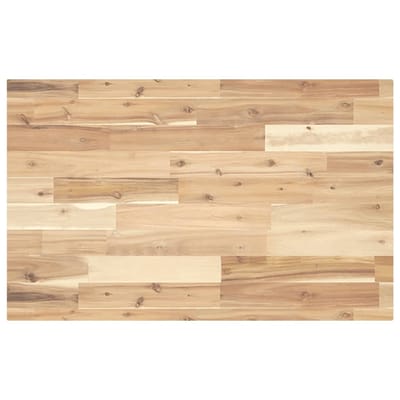 vidaXL - Bureaublad - 120x50x4 - cm - onbehandeld - massief - acaciahout