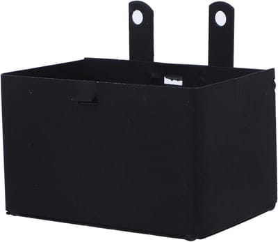 Accubak Motorfiets - ATV Batterijhouder - Veilige Accu Opslag - Robuust Ijzeren Ontwerp - 12.5 x 10.5 x 8.5cm - Zwart