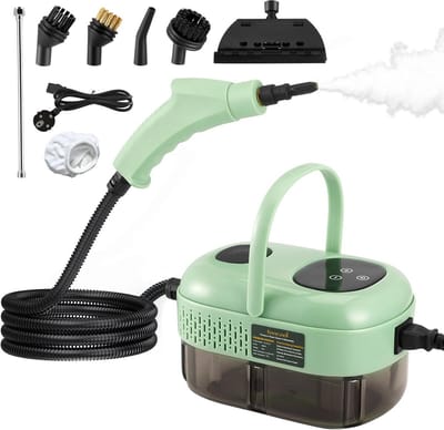 Krachtige Stoomreiniger met 9 Accessoires voor Grondige Reiniging