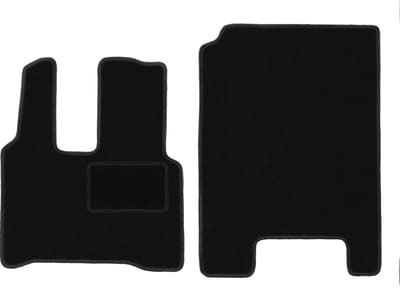 Zwarte veloursmatten voor: Mercedes Actross MP4 truck (2011-)