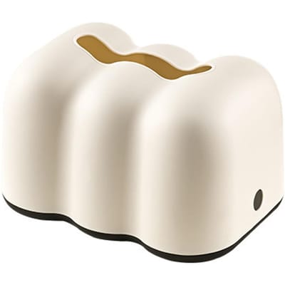 Tissue Dispenser Mooie Wolk Vorm Gezichtsdoekjes Houder Wandgemonteerde Tissue Box Houder voor beige