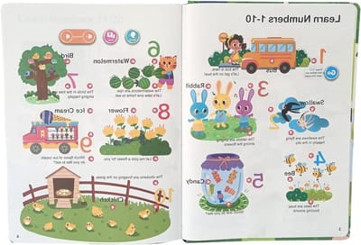 Interactief Leerboek - Woordenboek Geluid - Taalontwikkeling Stimuleren - Meerdere Leer Thema's - 20.8 x 27.8 cm - Meerdere Kleuren