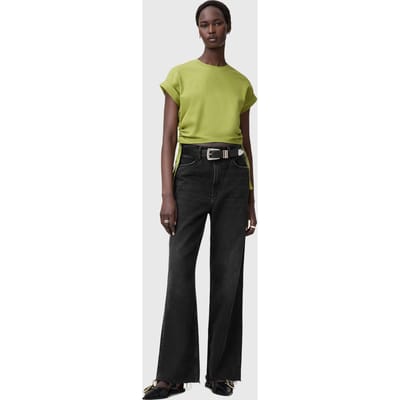 AllSaints Mira Tee Unity Green Taglia: L | Maglie Sportivi Outlet | Donna | Verde