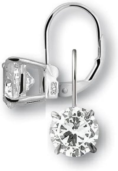Montebello Oorbellen Mona Rond - 925 Zilver Gerhodineerd - ∅10mm - 25mm