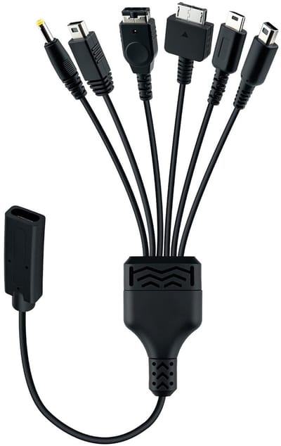 6-in-1 Type C Oplaadkabel voor Nintendo DSi, 3DS, 2DS, WII U, GBA SP en PS VITA - Multifunctionele Kabel voor Gaming Apparaten