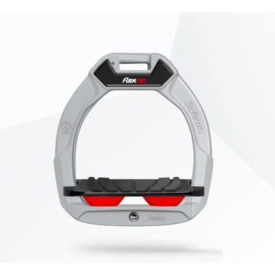 Veilige veiligheidsstrijkers Hoog Grip Aluminium/Zwart/Rood kind Flex-On Safe-On