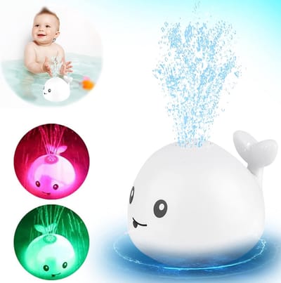 Baby Bad Speelgoed Walvis met LED verlichting - Leuk en Veilig voor Kinderen