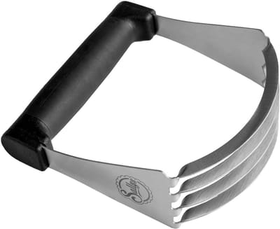 Stevige Deegsnijder van Roestvrij Staal met Ergonomisch Handvat - Voor Taartdeeg, Kruimels en Zachte Boter
