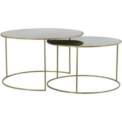 Light & Living salontafel evato set van 2 75x75x44cm -