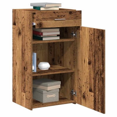 vidaXL - Dressoir - Oudhout - 50 - x - 42,5 - x - 93 - cm