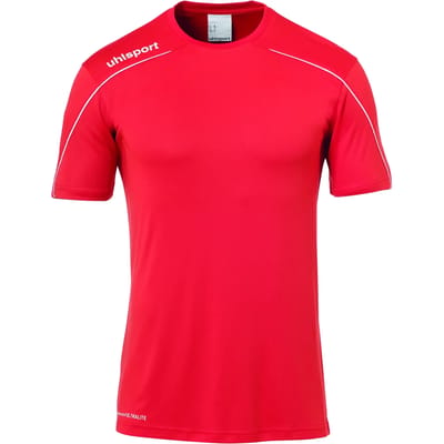 Uhlsport Stream 22 Shirt Korte Mouw Heren - Rood / Wit | Maat: 2XL