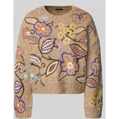 Regular fit pullover met wol, in tricotlook