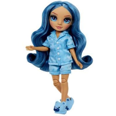Rainbow High Junior High Pyjamaparty - 23 cm - Skyler (blauw) - Modepop
