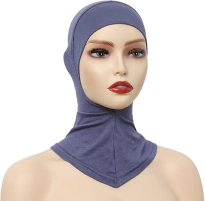 Livano Hoofddoek - Hijab - Dames - Abaya - Sjaal - Islamitische Kleding - Moslim Kleding - Alhamdulillah - Blauw