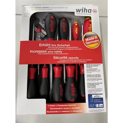 Wiha Schroevendraaierset - Softfinish Handgrepen - 10 Stuks - Inclusief Spanningszoeker