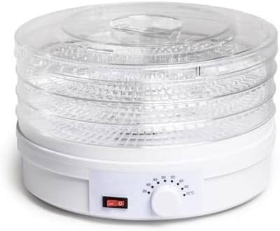 AHD® Voedseldroger - Dehydrator - Droogoven - Voedseldrogers - Wit - 35cm x 33cm x 27cm