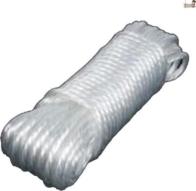 Waslijn Touw - Kledinglijn - Buiten Ophangen - Weerbestendig - 5 mm Diameter - Wit