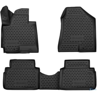 J&J AUTOMOTIVE | Tapis De Sol En Caoutchouc 3D Exclusive Pour Hyundai Ix35 2010-2015 noir