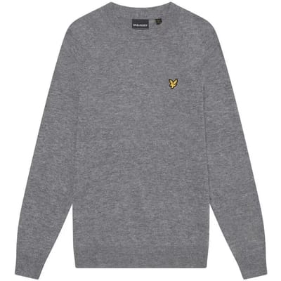 Lyle & Scott - Pull - Maat M - Mannen - T28 MID GREY MA -