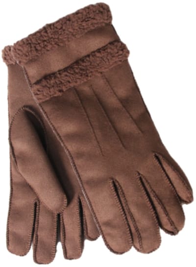 Mooie Classic handschoenen Choco bruin - Winter handschoenen voor dames en heren- one size winterfashion met Teddy voering- warm en comfort - fietsen, wandelen |Sporten| wintersport| Cadeau voor dames of heren