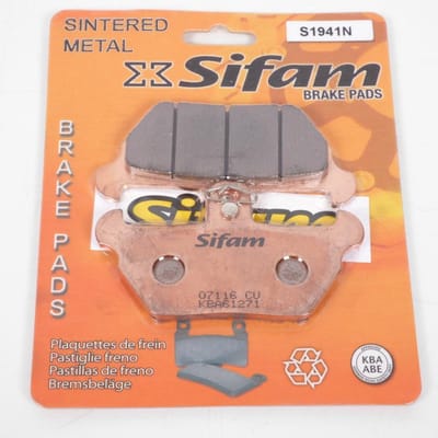 Plaquette de frein Sifam pour Moto BMW 1000 K 100 Rs 1989 à 1992 AVG Neuf