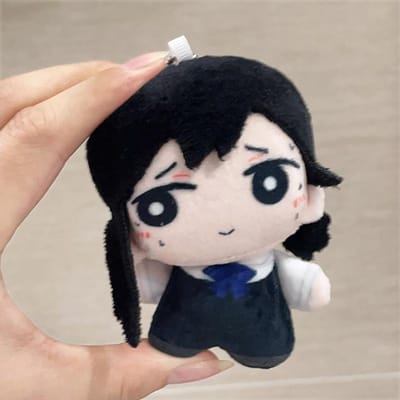 10cm Higashiyama Kobeni Cosplay Mini Pluche Pop Hanger Chainsaw Man Knuffel Voor Anime Fans 10cm black