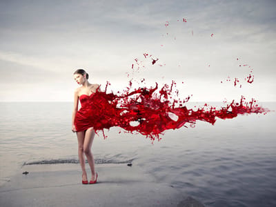 Fotobehang - Red beauty.