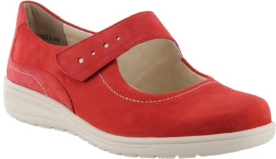 SOLIDUS - Ballerina - dames - Kate 29013 50046, nubuk - red kiss(K) maat EU: 40 2/3 en UK: 7