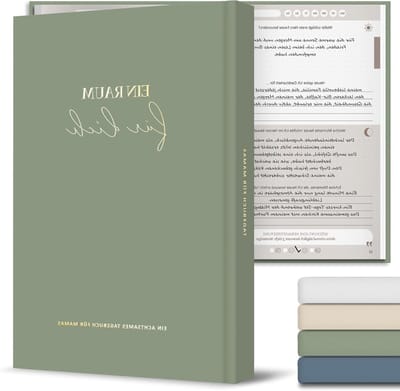 Groene Dagboek met Brief-Thema voor Creatieve Notities en Persoonlijke Aantekeningen