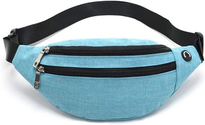 Heuptas Heren Dames - Buiktas Waterdicht - Sport en Reizen - Verstelbare Band - 28 x 13 cm - Mintgroen