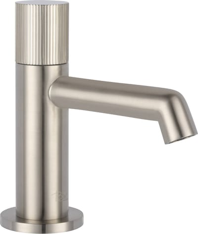Ben Engraved Line Fonteinkraan - 13.20 cm - RVS-look - Toiletkraan - Koudwaterkraan - WC Kraan