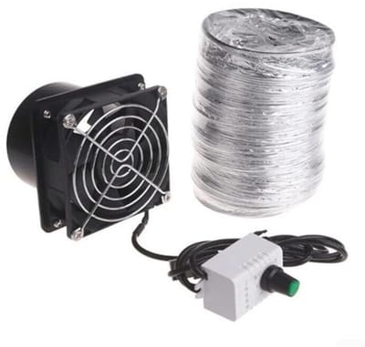 Verstelbare Snelheid Rookabsorberende Afvoerventilator met USB en 6 meter Pijp voor Schone Lucht